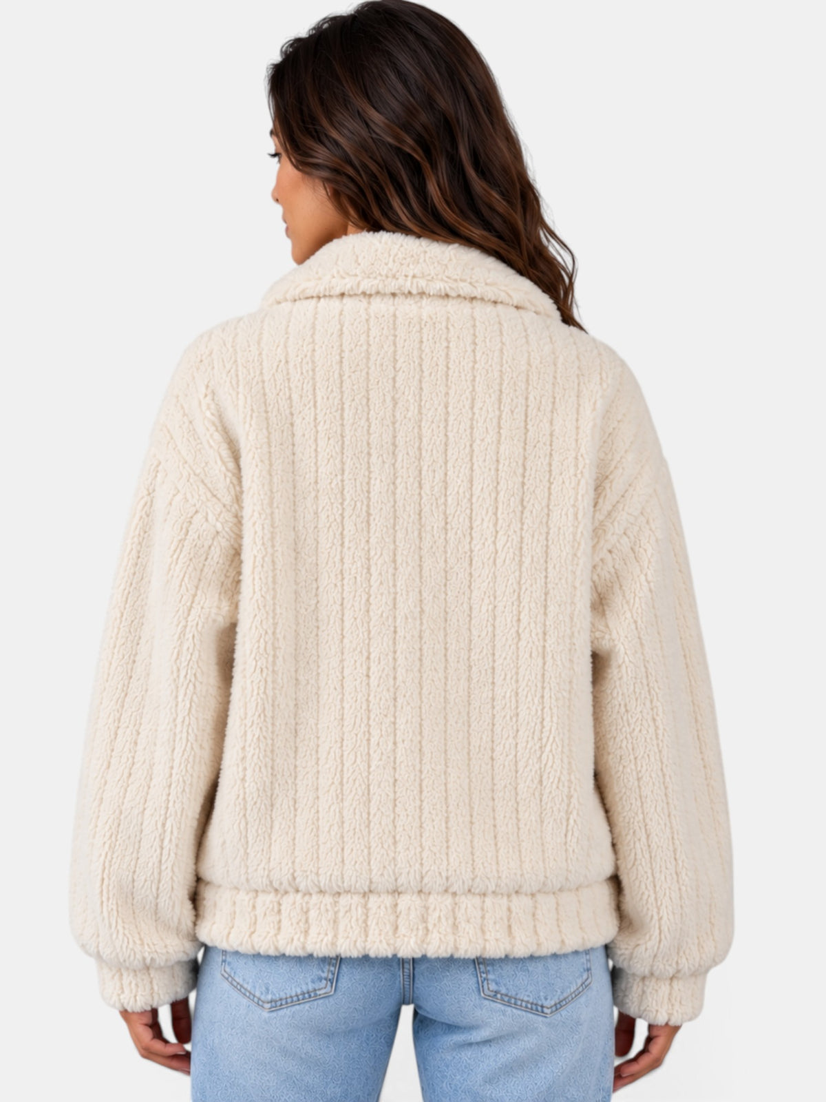 Women's Teddy Jacket with Collar