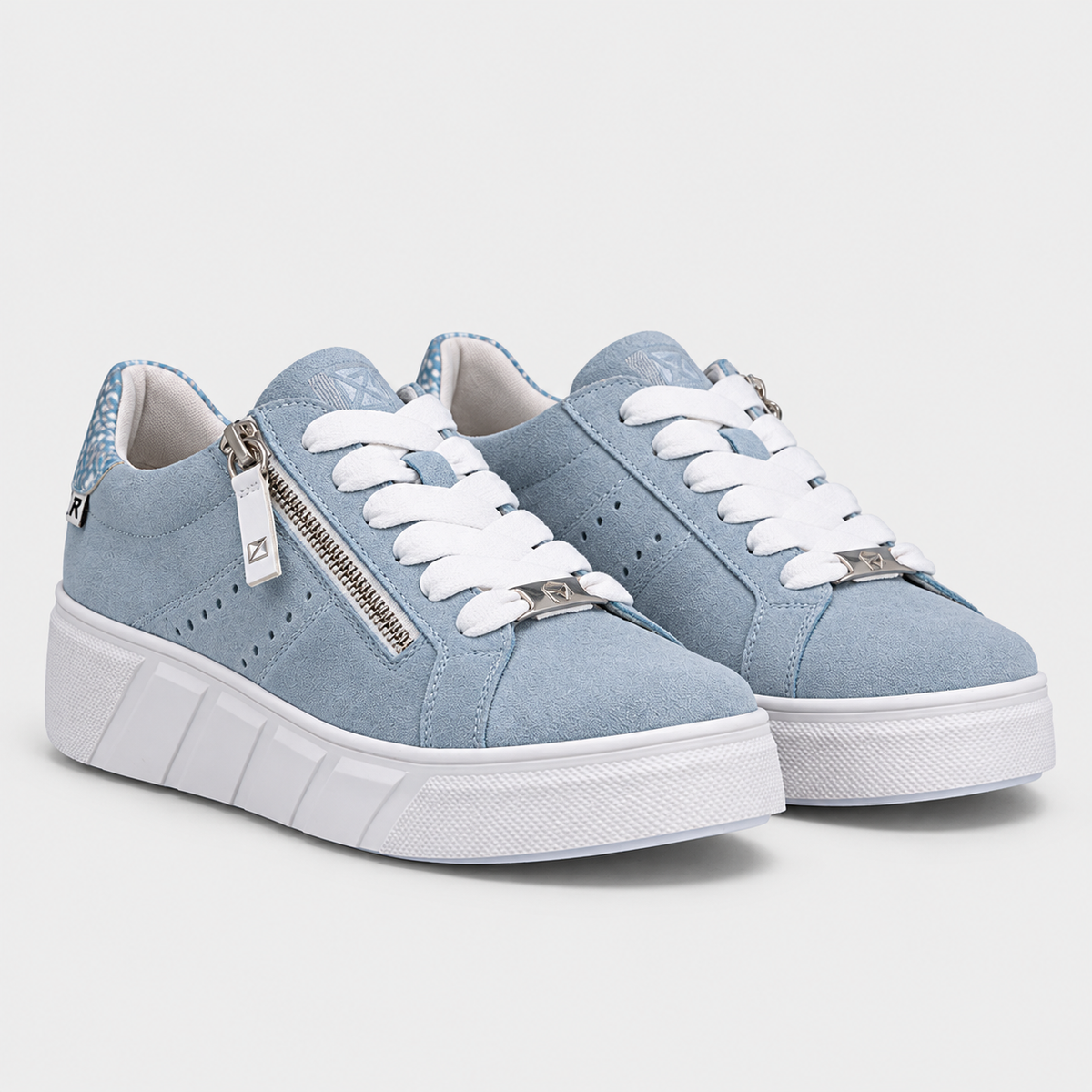 Women's Blue Casual Comfortable Sneakers