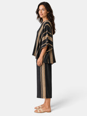 Women's Asymmetric Top and Culottes Set