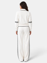 Conjunto Mujer Cuello Alto Pantalón Ancho