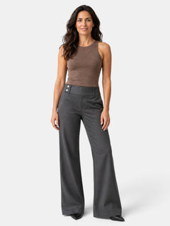 Pantalón Mujer Acampanado Cintura Alta