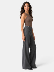 Pantalón Mujer Acampanado Cintura Alta