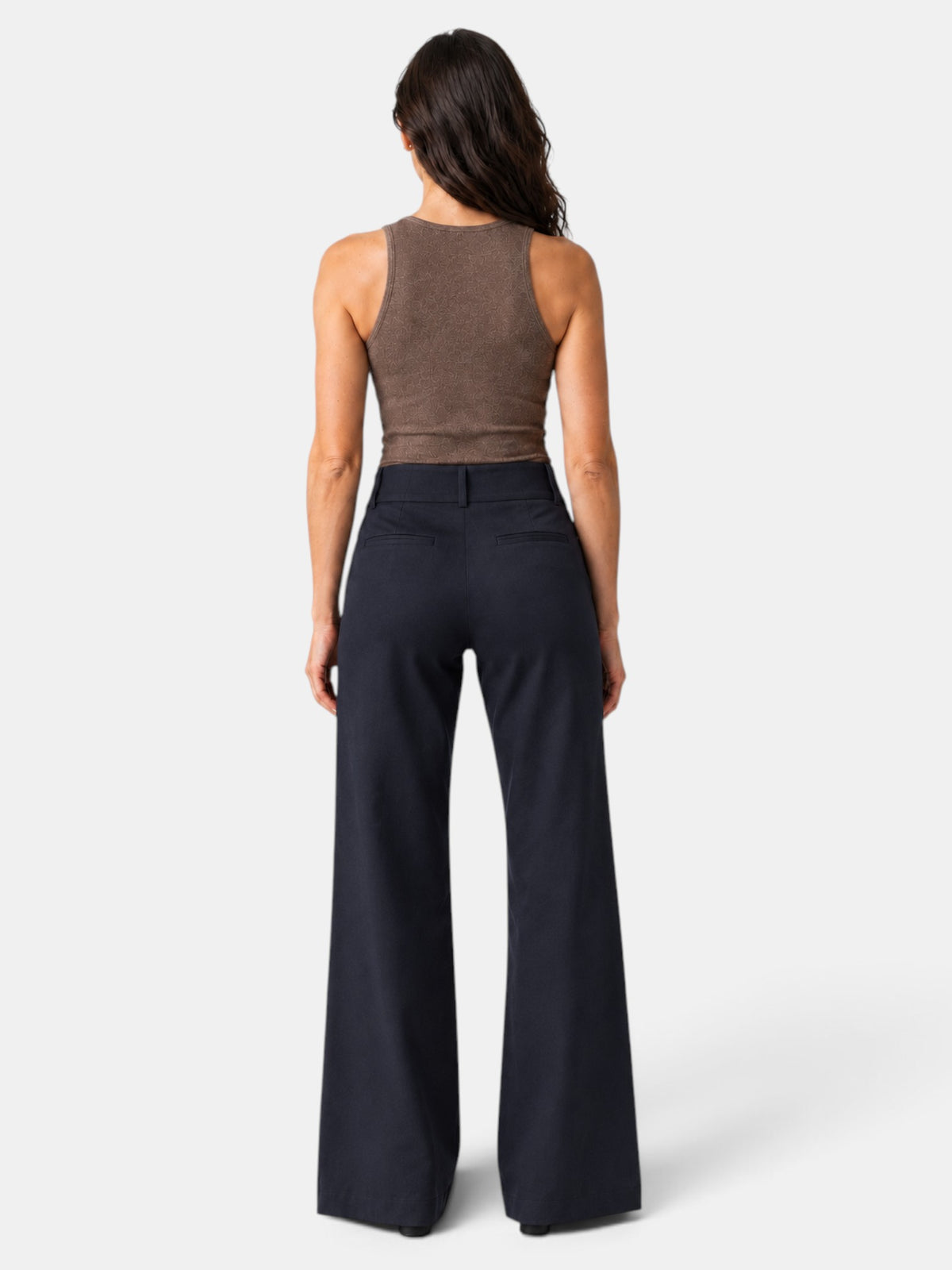 Pantalón Mujer Acampanado Cintura Alta