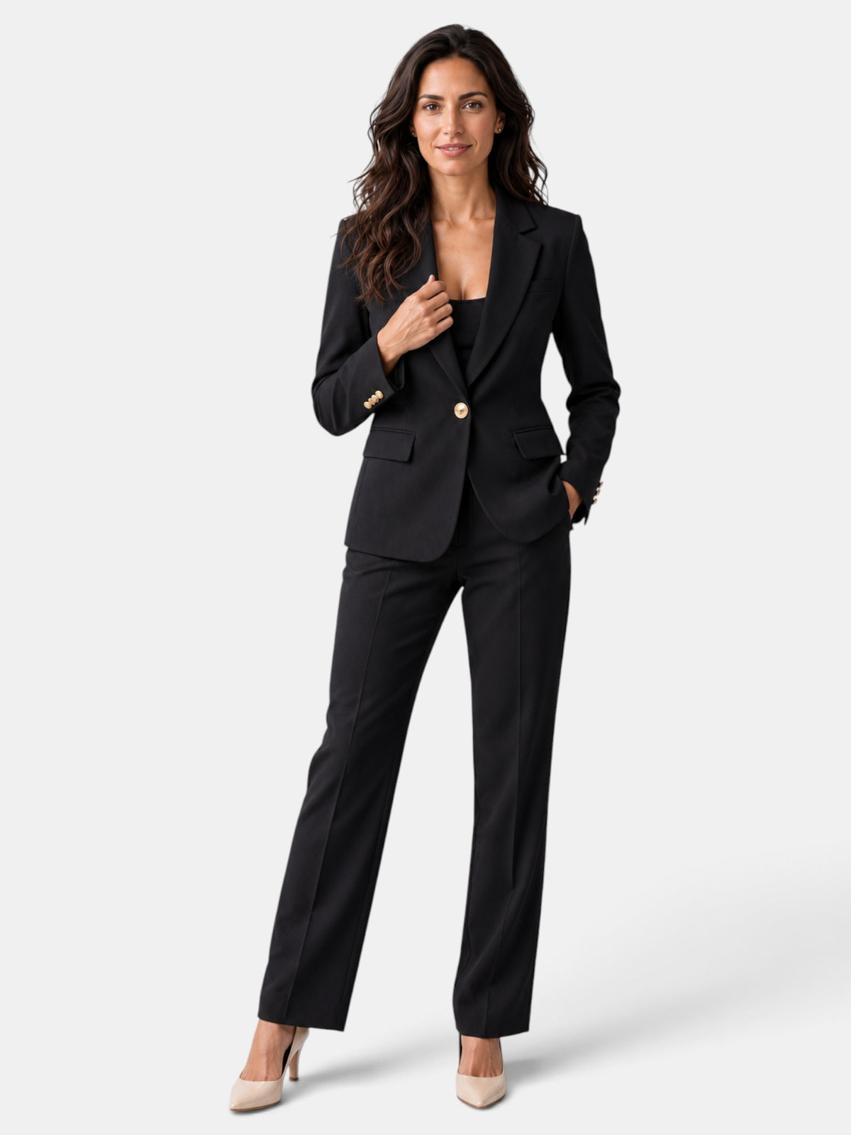 Women's Office Blazer Pants Suit