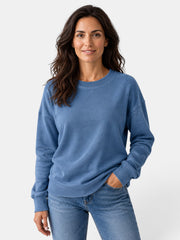 Sudadera de Mujer con Cuello Redondo y Manga Larga