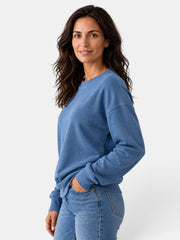 Sudadera de Mujer con Cuello Redondo y Manga Larga