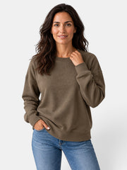 Sudadera de Mujer con Cuello Redondo y Manga Larga