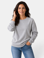 Sudadera de Mujer con Cuello Redondo y Manga Larga