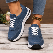 Zapatillas Barefoot de Lona para Mujer con Cordones