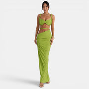 Women's Top and Maxi Skirt Set