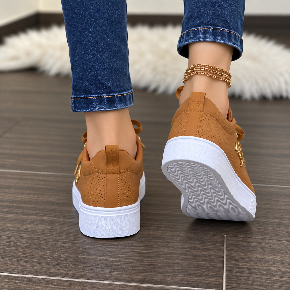 Zapatillas Mujer Transpirables con Cordones
