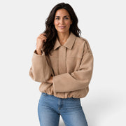 Women's Casual Elegant Bomber Jacket
