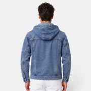 Sudadera Vaquera Hombre con Capucha