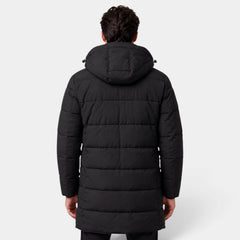 Parka Hombre Acolchada Cortavientos con Capucha