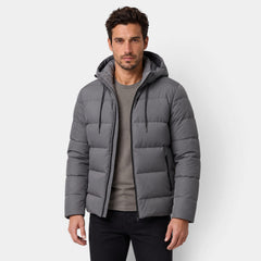 Chaqueta Hombre Invernal Acolchada Resistente a la Intemperie