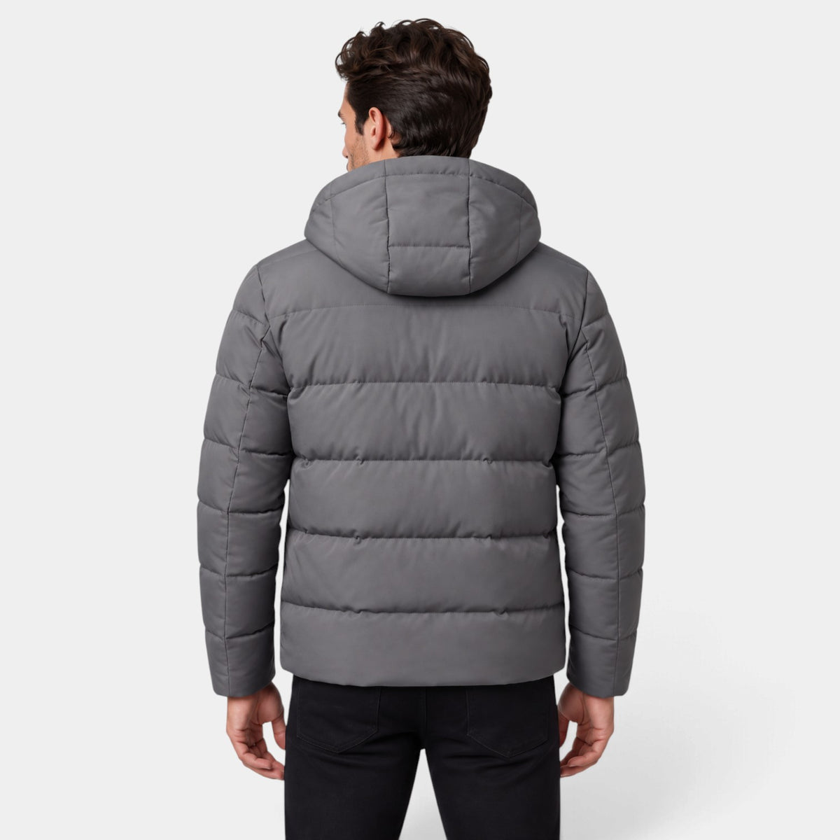 Chaqueta Hombre Invernal Acolchada Resistente a la Intemperie