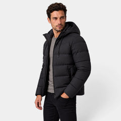 Chaqueta Hombre Invernal Acolchada Resistente a la Intemperie