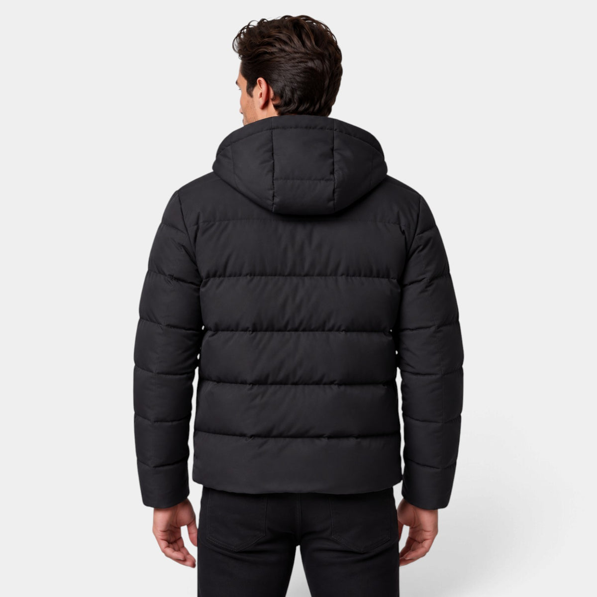 Chaqueta Hombre Invernal Acolchada Resistente a la Intemperie