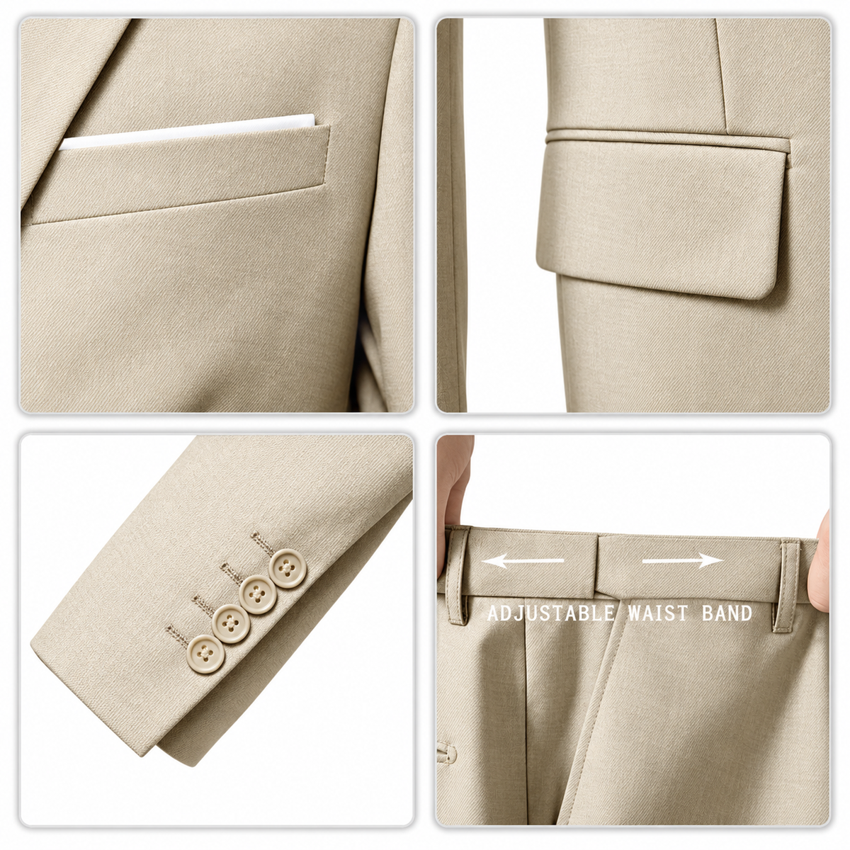 Men's 3-Piece Elegant Suit