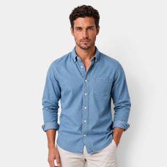 Men's Casual Relaxed Fit Long Sleeve Shirt