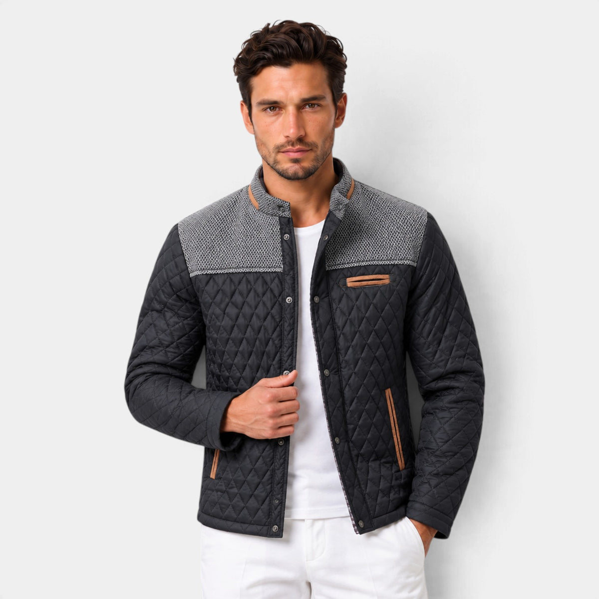 Men's Warm Winter Jacket - Heat-Tech Thermal Fabric