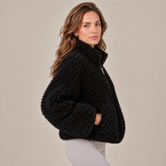 Chaqueta Mujer de Borreguito con Cremallera