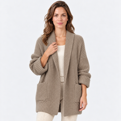 Women's Cashmere Cardigan - Relaxed Oversized Fit