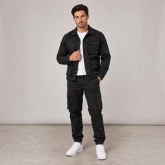 Conjunto Hombre Chaqueta Safari y Pantalón
