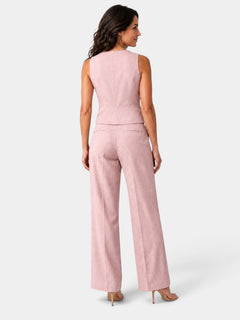 Conjunto Mujer Chaleco y Pantalón Ancho