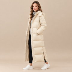 Chaqueta Acolchada para Mujer con Relleno de Plumón