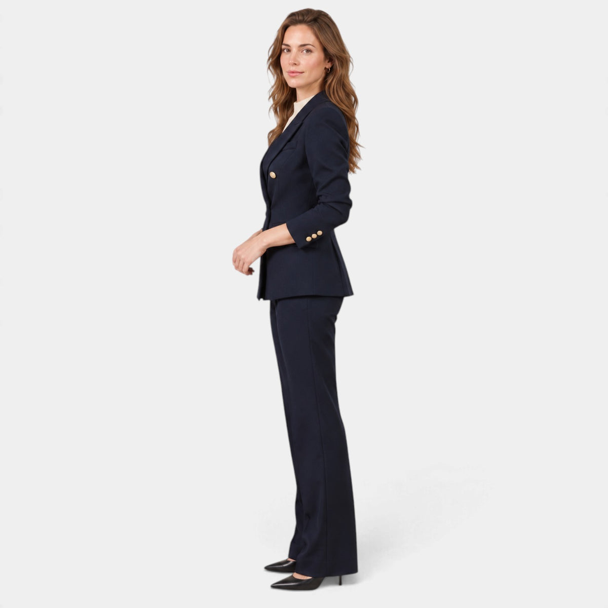 Women's 2-Piece Pant Suit - Blazer and Pants Set for Work, Sizes to 3XL