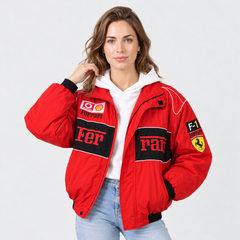 Unisex Retro Racing Jacket - Vintage Motorsport Style