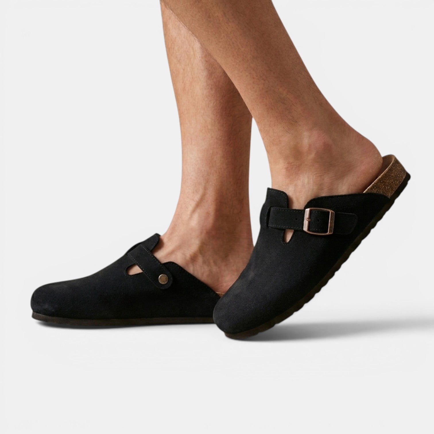 Men's Vegan Suede Clogs