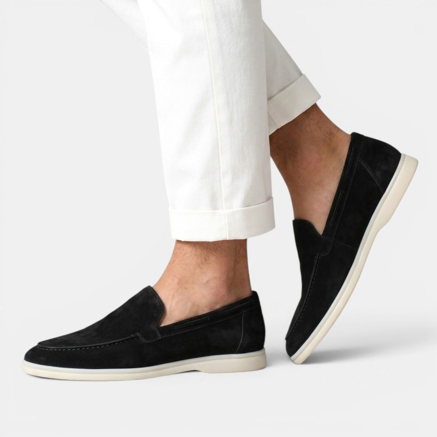 Mocasines Hombre Serraje Slip-On