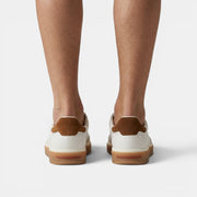 Zapatillas Piel Hombre Ante Blancas