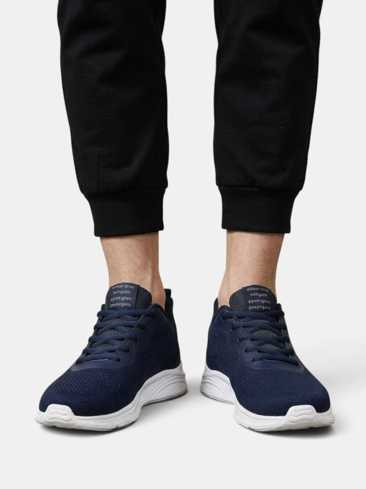 Zapatillas Hombre Transpirables Ligeras Con Cordones