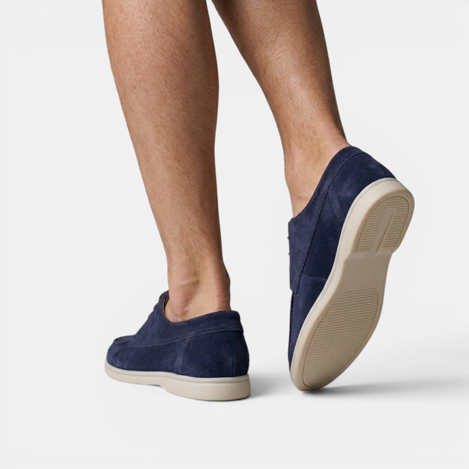 Men's Suede Boat Loafers