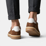 Men's Brown Suede Sneakers