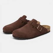 Men's Vegan Suede Clogs