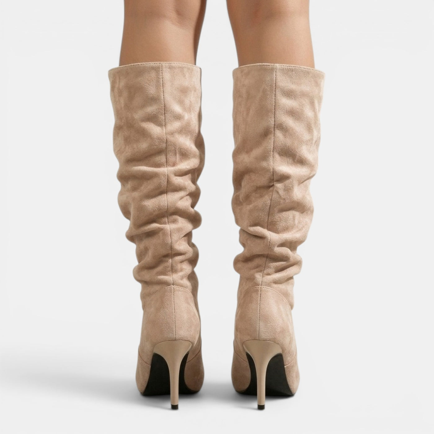 Botas Altas Ante Mujer