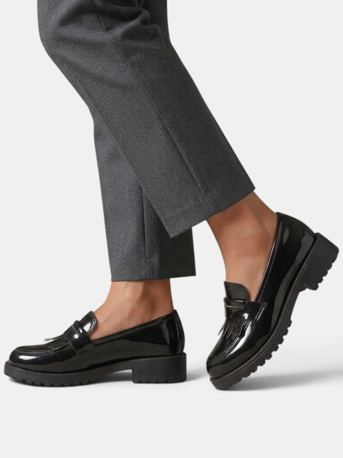 Women's Vintage Elegant Patent Leather Shoes