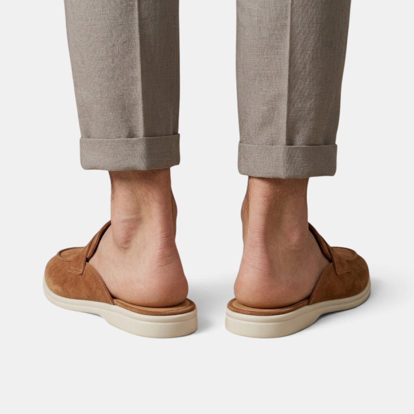 Zuecos Hombre Suela Blanca