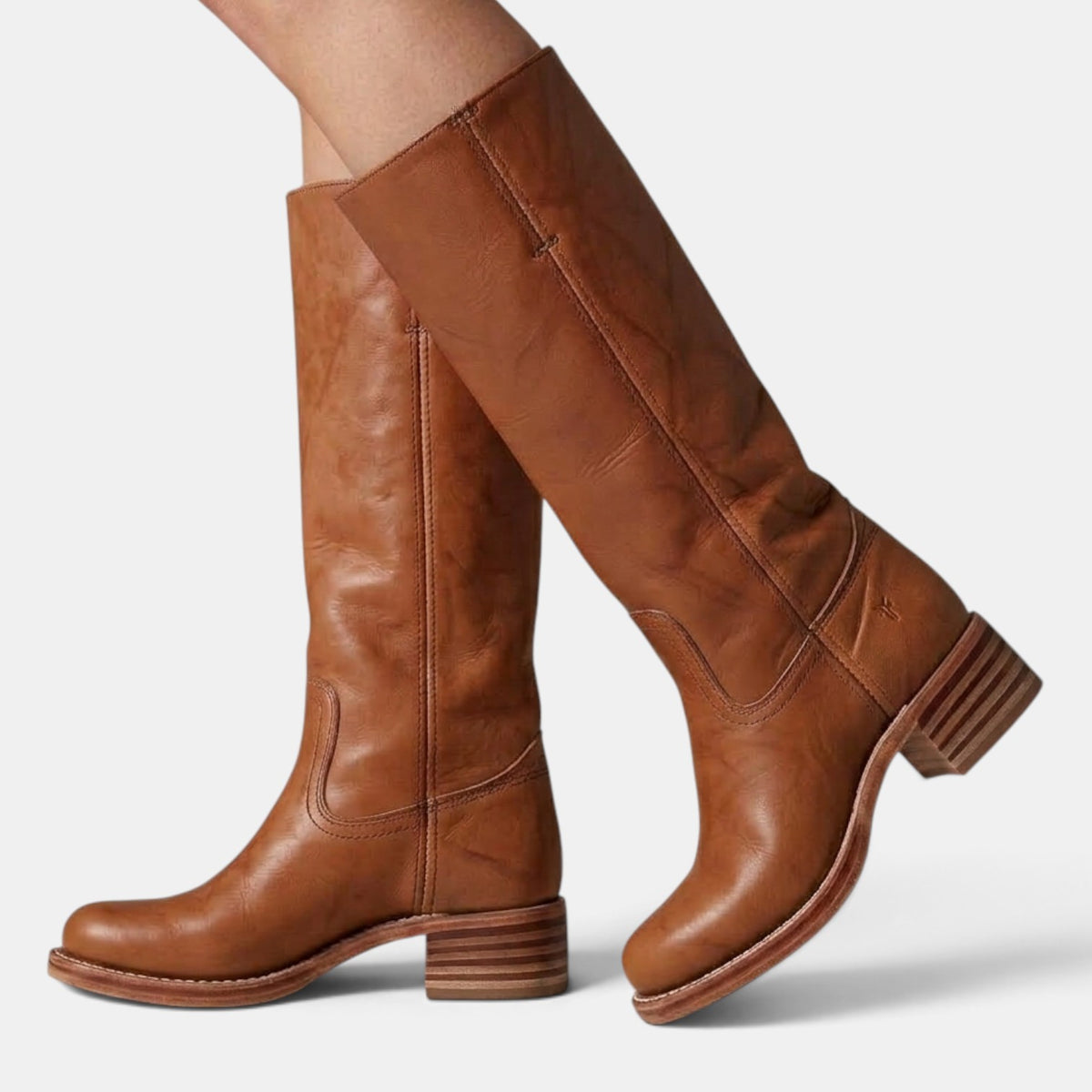 Women's Mid-Calf Block Heel Boots