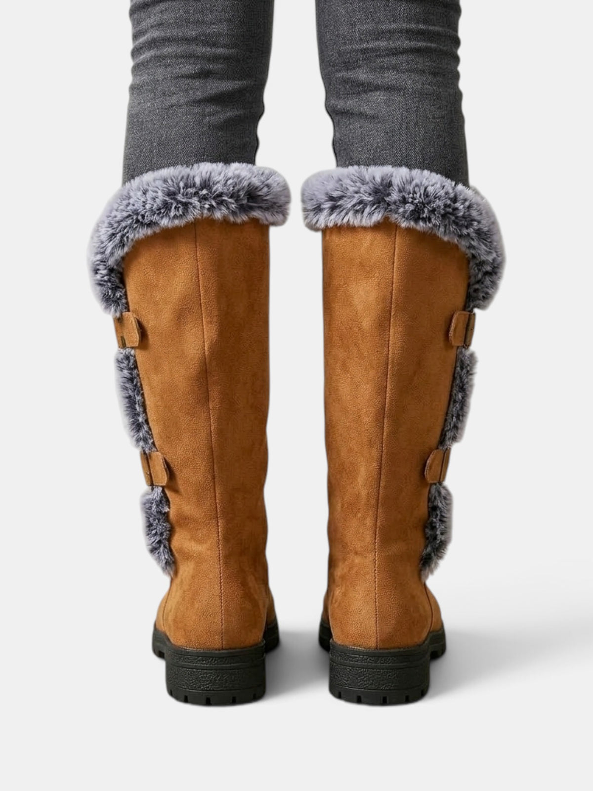 Women's Winter High Boots with Fur