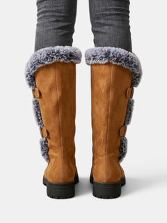 Botas Altas Mujer Invierno con Pelo