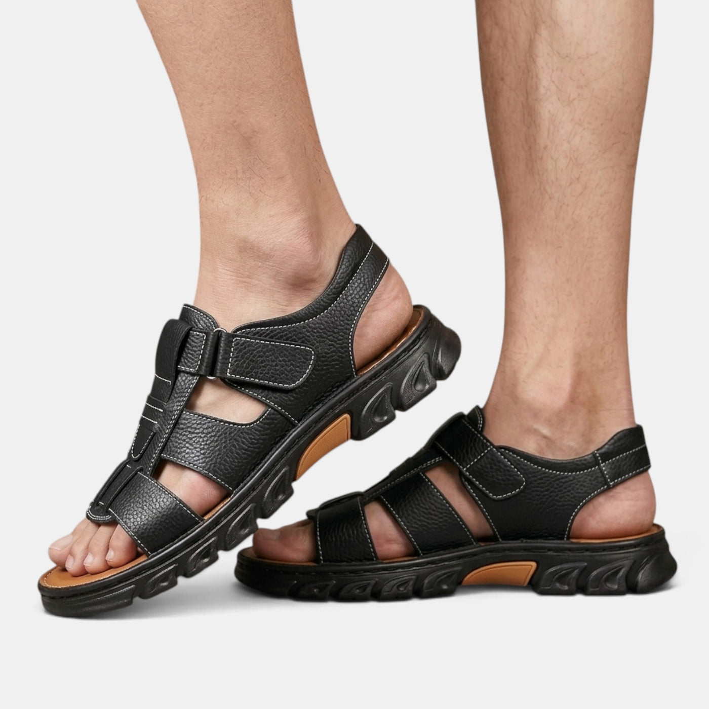 Men's Orthopedic Leather Sandals