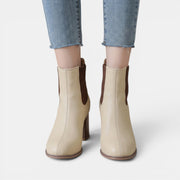 Botines Elásticas Mujer Tacón