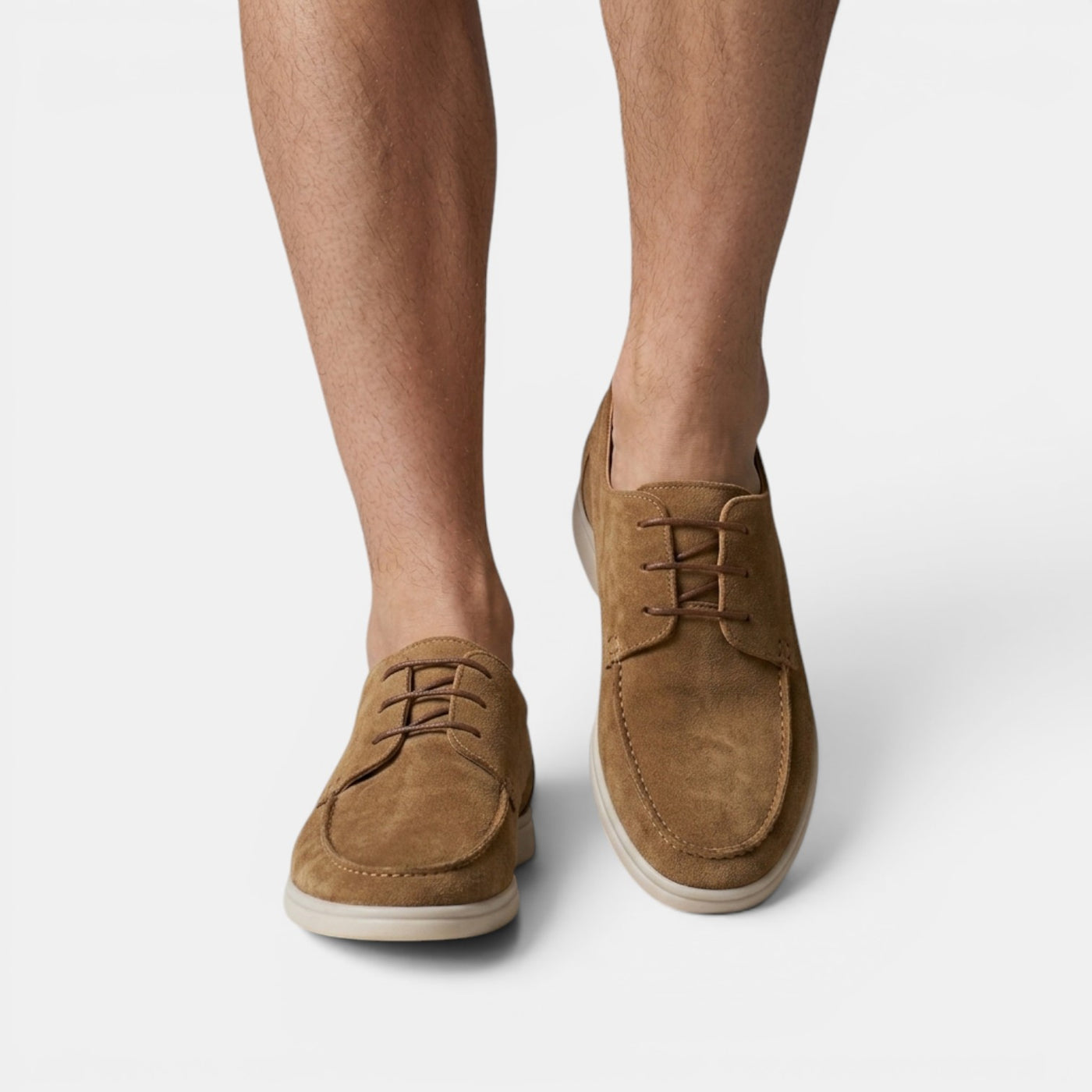 Men's Suede Boat Loafers