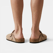 Men's Vegan Suede Clogs