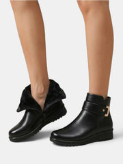 Botines Mujer Antideslizantes con Pelo